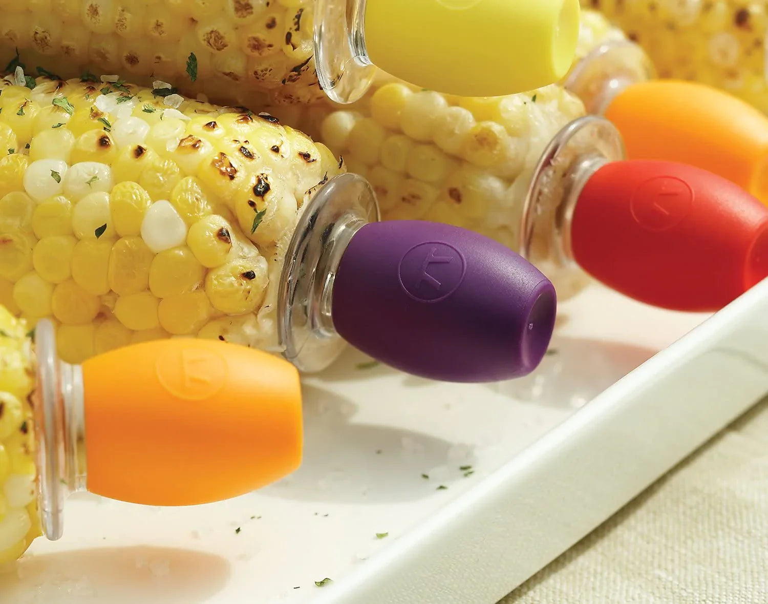 Screw-In Corn Holders, Set of 8