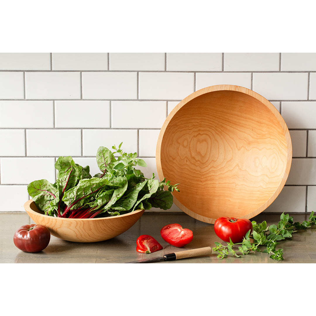 JK Adams USA Maple Serving Bowls, Multiple Sizes